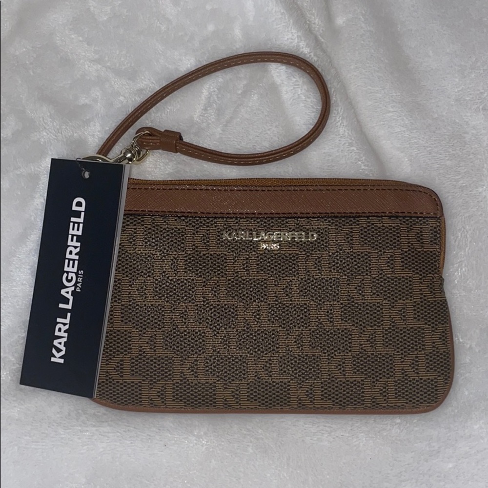 Karl Lagerfeld Zip Wristlet!